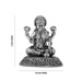 Lakshmi Idol Sitting On Base - 3 x 2.5 Inches | German Silver Laxmi Idol/ Antique Polish Lakshmi Murti for Worship - German Silver Murties
