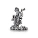 Shrinathji Murti Standing On Base - 4 x 3 Inches | German Silver & Antique Polish Shreenathji Murti for Pooja - Aluminium Murties