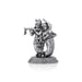 Radha Krishna Murti With Base - 3.5 x 2.25 Inches | German Silver & Antique Polish Radha Krishna Idol for Pooja - German Silver Murties