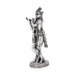 Flute Krishna Murti Standing On Base - 9.75 x 3.5 Inches | German Silver&Antique Polish Krishna Idol for Worship - German Silver Murties