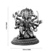 Panchmukhi Hanuman Murti Mandir With Base - 4 x 3.25 Inches | Antique German Silver Anjaneya Statue for Pooja - German Silver Murties