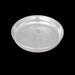 German Silver Plate - 0.5 x 4 Inches | Engraved Flower Design Pooja Thali Plate/ Pooja Plate for Home Decor - Pooja Plate & Tray