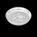 German Silver Plate - 1 x 5 Inches | Engraved Flower Design Pooja Thali Plate/ Pooja Plate for Home Decor - Pooja Plate & Tray