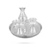 Pooja Thali Set | 6 Pcs/ German Silver Thali Set/ Puja Thali Set for Home & Temple - Pooja Thali Sets