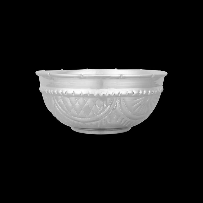 German Silver Bowl - 2.5 x 5.5 Inches | Embossed Design Pooja Cup/ Pooja Bowl/ Chandan Bowl for Home - Bowls
