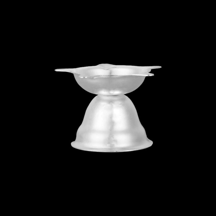 Pooja Thali Set | 8 Pcs/ German Silver Thali Set/ Puja Thali Set for Home & Temple - Pooja Thali Sets