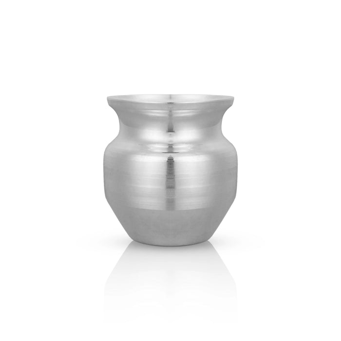 Pooja Thali Set | 8 Pcs/ German Silver Thali Set/ Puja Thali Set for Home & Temple - Pooja Thali Sets