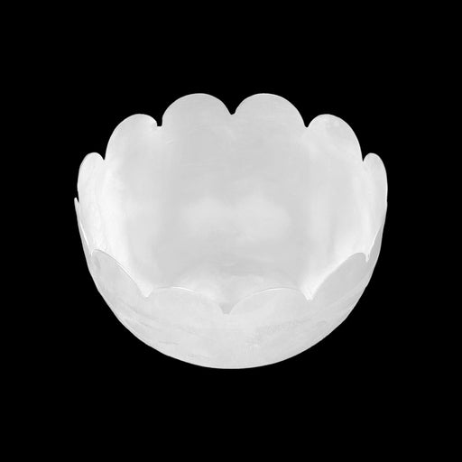 German Silver Bowl - 2 x 4 Inches | Lotus Design Pooja Cup/ Pooja Bowl for Home - Bowls