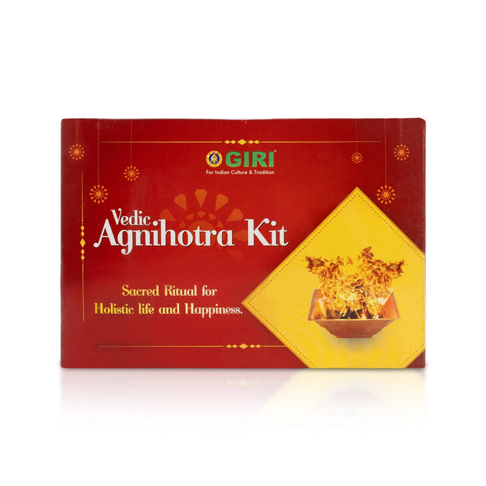 Giri Vedic Agnihotra Kit | Havan Set/ Pooja Pack for Homam and Yagna/ 690 Gms Approx - Pooja Rituals