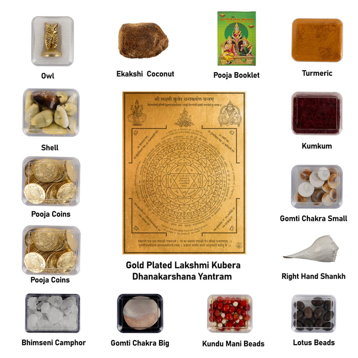 Sri Lakshmi Gubera Dhana akarshana pooja kit - 