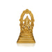 Ganesha with Arch Murti- 9 x 6.5 Inches | Brass Idol/ Ganapathi Statue/ Vinayagar Sculpture Decor for Home & Pooja - Brass Murties