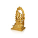 Ganesha with Arch Murti- 9 x 6.5 Inches | Brass Idol/ Ganapathi Statue/ Vinayagar Sculpture Decor for Home & Pooja - Brass Murties