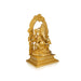 Ganesha with Arch Murti- 9 x 6.5 Inches | Brass Idol/ Ganapathi Statue/ Vinayagar Sculpture Decor for Home & Pooja - Brass Murties