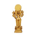 Suryan With 3 Face - 7.5 x 2.5 Inches | Panchaloha Idol / Surya Bhagvan Statue / Suryan idol for Pooja - Panchaloha Murties