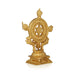 Sudharshana Chakaram - 7 x 5 Inches | Panchaloha Statue / Sudharsana Chakram for Pooja - Panchaloha Murties
