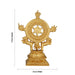 Sudharshana Chakaram - 7 x 5 Inches | Panchaloha Statue / Sudharsana Chakram for Pooja - Panchaloha Murties