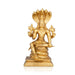 Vishnu Sitting on Sheshnag - 6.5 x 3 inches | Panchaloha Vishnu Idol / Murti for Home & Pooja Decor - Panchaloha Murties