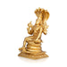 Vishnu Sitting on Sheshnag - 6.5 x 3 inches | Panchaloha Vishnu Idol / Murti for Home & Pooja Decor - Panchaloha Murties