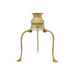 Brass Jaladhari Stand With Abhishek Lota Pair - 5 x 4 Inches | Shivling Jaldhara Stand With Loti for Pooja - Abhishek Plate