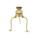 Brass Jaladhari Stand With Abhishek Lota Pair - 5 x 4 Inches | Shivling Jaldhara Stand With Loti for Pooja - Abhishek Plate