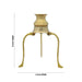 Brass Jaladhari Stand With Abhishek Lota Pair - 5 x 4 Inches | Shivling Jaldhara Stand With Loti for Pooja - Abhishek Plate