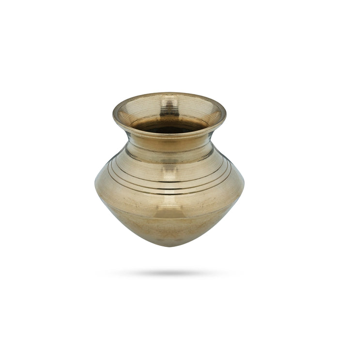 Brass Jaladhari Stand With Abhishek Lota Pair - 9 x 4 Inches | Shivling Jaldhara Stand With Loti for Pooja - Abhishek Plate