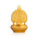Kamakshi Kubera Vilakku- 6 X 3.75 Inches | Brass Kuber Kamakshi Deepam/ Gold Polish Kuber Deepam For Prosperity - Kuber Deep
