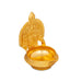 Kamakshi Kubera Vilakku- 6 X 3.75 Inches | Brass Kuber Kamakshi Deepam/ Gold Polish Kuber Deepam For Prosperity - Kuber Deep