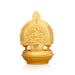 Kamakshi Kubera Vilakku- 6 X 3.75 Inches | Brass Kuber Kamakshi Deepam/ Gold Polish Kuber Deepam For Prosperity - Kuber Deep