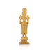Lady Holding With Brass Lamp - 5 X 1.5 Inches | Brass Deepam/ Gold Polish Standing Deep Lady For Home - Paavai Vilakku / Lady With A Lamp