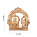 Annamalaiyar Unnamalai Murti With Base - 3 x 3 Inches | Panchaloha Statue With Arch for Pooja - Panchaloha Murties