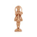 Anjaneya Statue Standing On Base - 3 x 1 Inches | Panchaloha Statue/ Hanuman Murti for Pooja - Panchaloha Murties