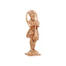 Anjaneya Statue Standing On Base - 3 x 1 Inches | Panchaloha Statue/ Hanuman Murti for Pooja - Panchaloha Murties