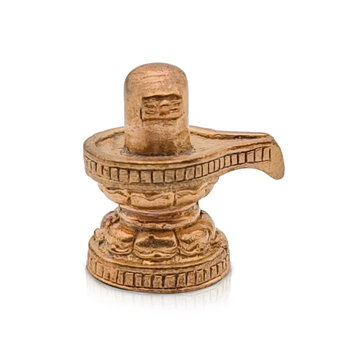 Shiv Ling Murti - 0.75 x 0.5 Inch | Panchaloha Statue/ Shiva Lingam Statue/ Shiv Ling Idol for Pooja - Panchaloha Murties