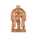 Meenakshi Amman Statue Standing On Base - 3x2 Inches | Panchaloha Statue/ Meenakshi Statue With Arch for Pooja - Panchaloha Murties