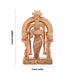 Meenakshi Amman Statue Standing On Base - 3x2 Inches | Panchaloha Statue/ Meenakshi Statue With Arch for Pooja - Panchaloha Murties