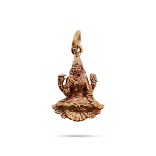 Lakshmi Murti Design Pendant - 1 x 0.75 Inch | Panchaloham Locket/ Dollar for Men And Women - Mala & Pendant