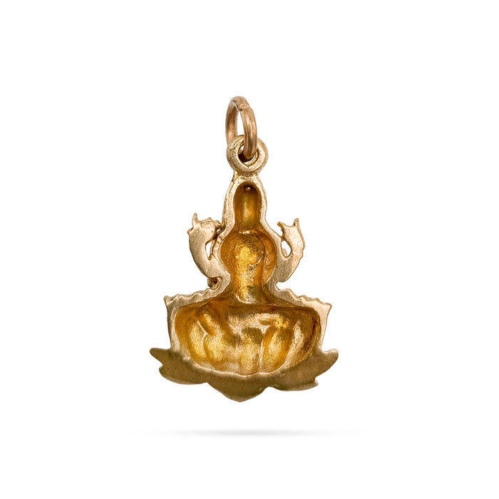 Balambika Murti Design Pendant - 1.25 x 0.75 Inches | Panchaloham Locket/ Dollar for Men And Women - Mala & Pendant