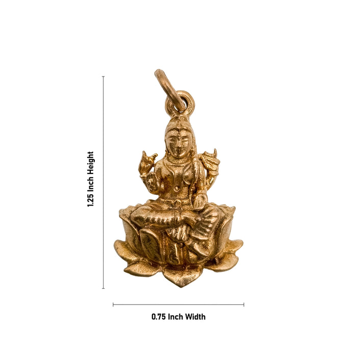 Balambika Murti Design Pendant - 1.25 x 0.75 Inches | Panchaloham Locket/ Dollar for Men And Women - Mala & Pendant
