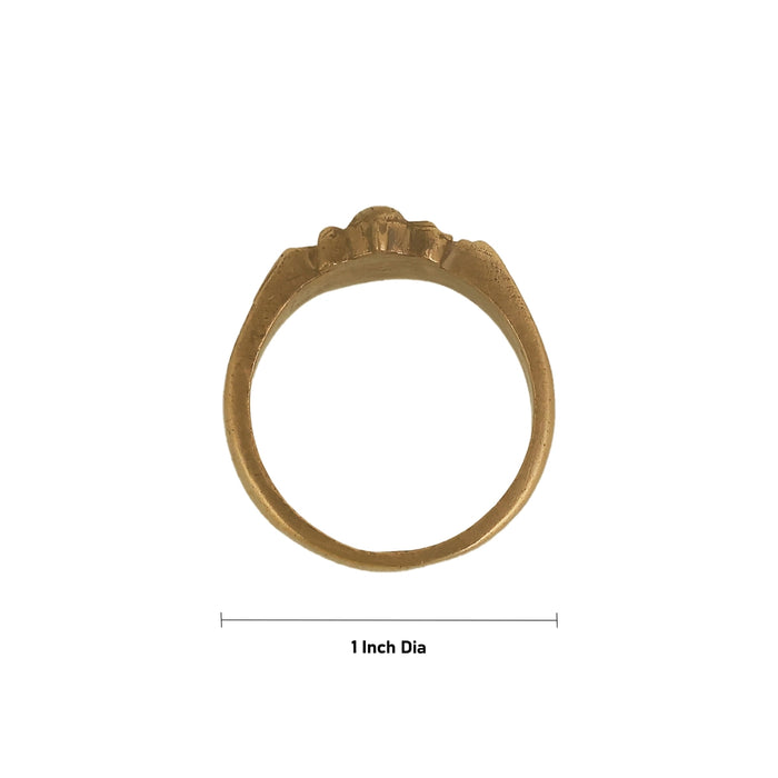 Finger Ring - 1 Inches | Panchaloha Ring / Artificial Finger Jewellery for Men