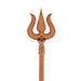 Trishul With Base - 7 Inches | Panchalogam Astras / Panchaloha Soolam for Deity - Deity Accessories