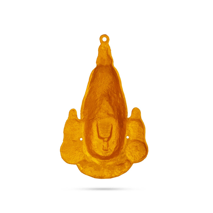 Balaji Face Wall Hanging - 9.5 x 5.5 Inches | Zinc Perumal face Design/ Wall Hanger For Home Decor