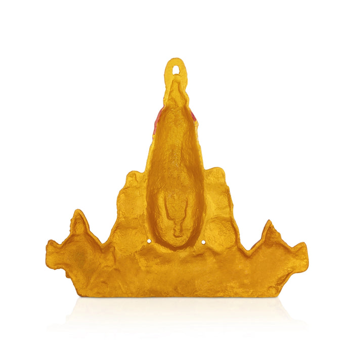 Balaji Murti Design Wall Hanging - 11 x 12 Inches | Zinc Perumal Design Wall Hanger/ Wall Decor for Living Room