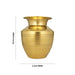 Brass Lota - 5.5 x 4 Inches | Brass Kalash Pot/ Iyengar Vaishnav Chombu for Pooja/ 260 Gms Approx - Kalash & Pooja Lota
