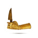 Soora Samhara Set - 7 x 3 Inches | Brass Idol / Lord Murugan Slaying Surapadman Set / Spiritual Temple Decor - Deity Accessories