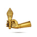 Soora Samhara Set - 7 x 3 Inches | Brass Idol / Lord Murugan Slaying Surapadman Set / Spiritual Temple Decor - Deity Accessories