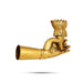 Soora Samhara Set - 7 x 3 Inches | Brass Idol / Lord Murugan Slaying Surapadman Set / Spiritual Temple Decor - Deity Accessories