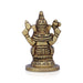 Ganesh Murti - 3 x 2.25 Inches | Antique Brass Idol/ Ganapati Idol for Pooja/ 320 Gms Approx - Brass Murties