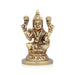 Laxmi Idol - 3 x 2 Inches | Antique Brass Idol/ Lakshmi Idol/ Lakshmi Murti for Pooja/ 280 Gms Approx - Brass Murties