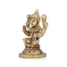 Laxmi Idol - 3 x 2 Inches | Antique Brass Idol/ Lakshmi Idol/ Lakshmi Murti for Pooja/ 280 Gms Approx - Brass Murties